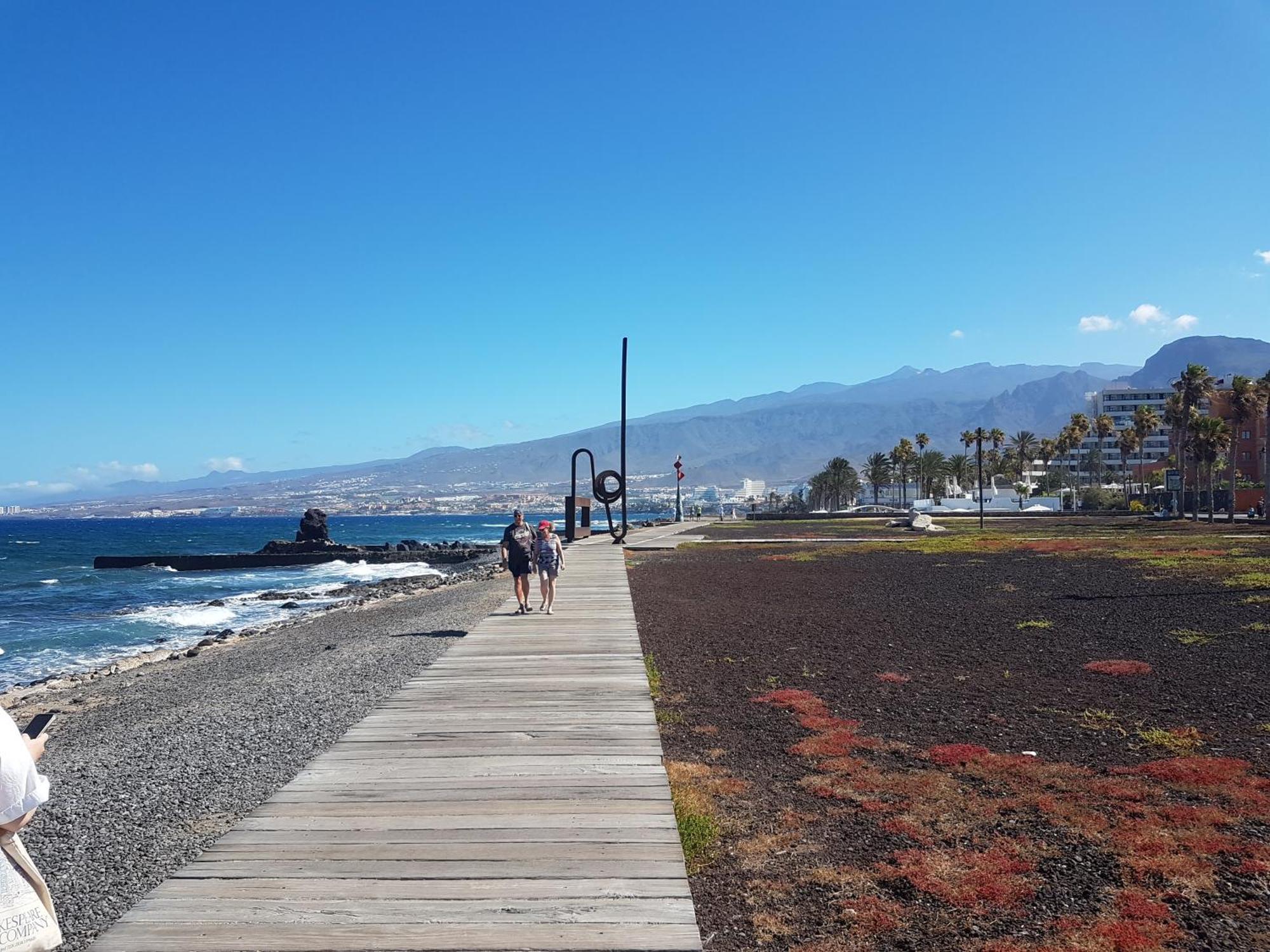 Beach 400Mtr, Top Of Mountain With Spectacular Surround View 200Mtr Los Cristianos (Tenerife) Exterior foto